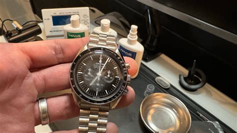 how to polish omega speedmaster hesalite|Omega Speedmaster used price.